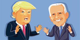 Indice Trump et Biden CFD