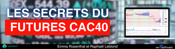 Les secrets du futures cac40 avec Emma ROSENTHAL et Raphael LEBLOND